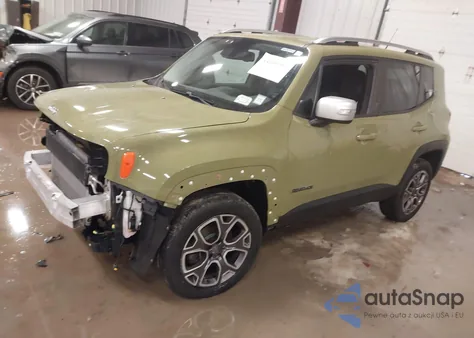 2015 Jeep Renegade Limited from USA, damaged, VIN ZACCJBDT0FPB65363